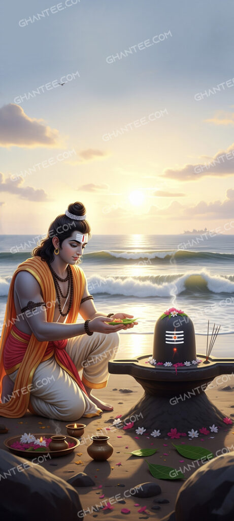 lord ram 4k phone wallpaper