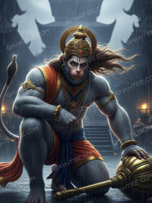 powerful lord hanuman 4k wallpaper for mobile