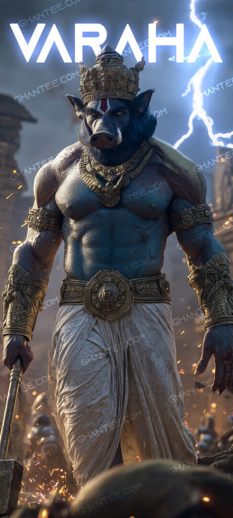 varaha avatar action wallpaper for mobile phone