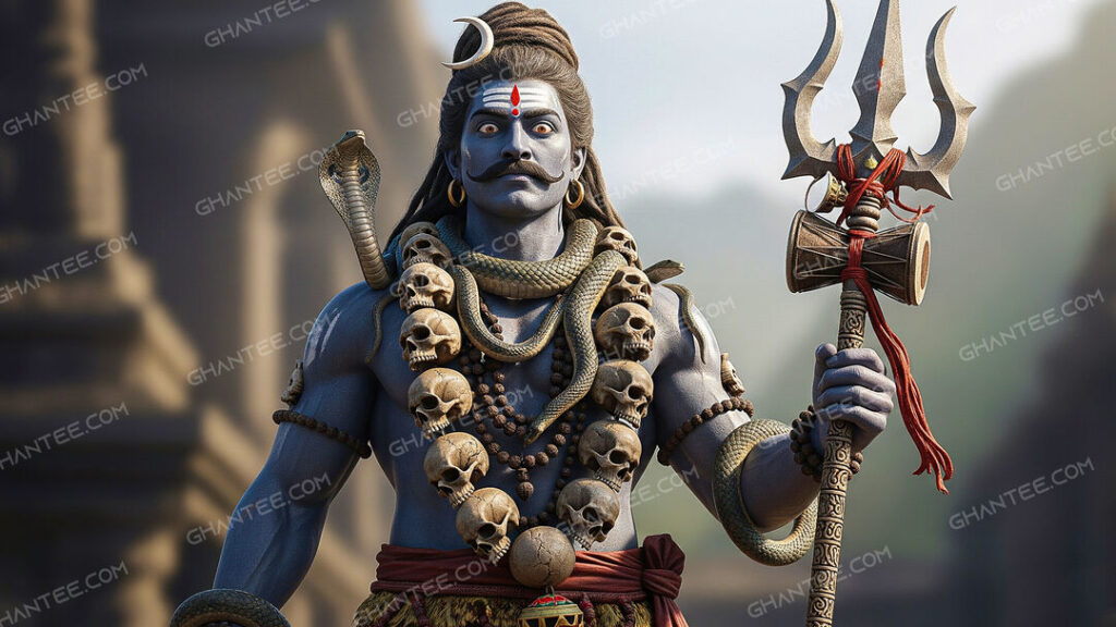 Divine Wrath – Kaal Bhairav Ultra HD PC Wallpaper