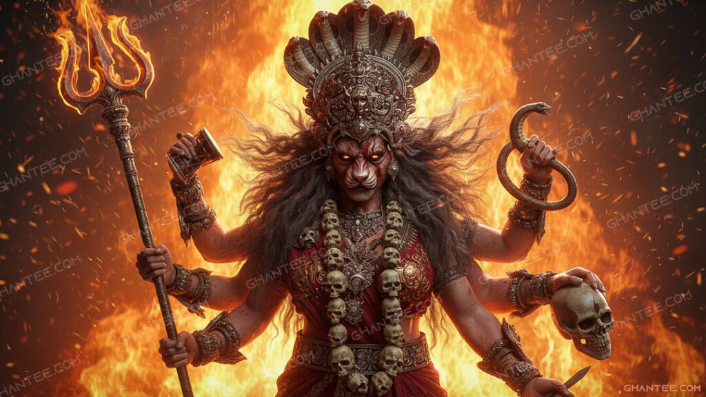 pratyangira devi 4k wallpaper