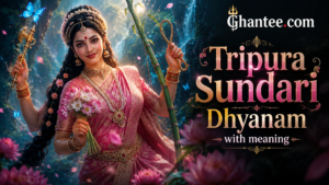 Tripura Sundari Dhyanam with meaning