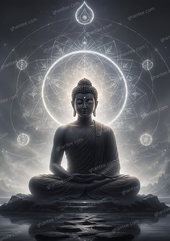 Buddha Wallpaper HD 4K — A3 Print (Print Ready)