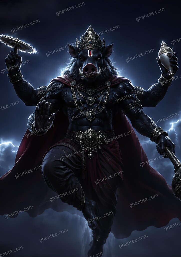 Varaha Avatar Wallpaper HD 4K — A2 Print (Print Ready)