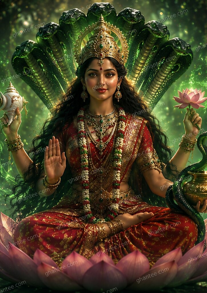 Manasa Devi Wallpaper HD — A3 Print (Print Ready)