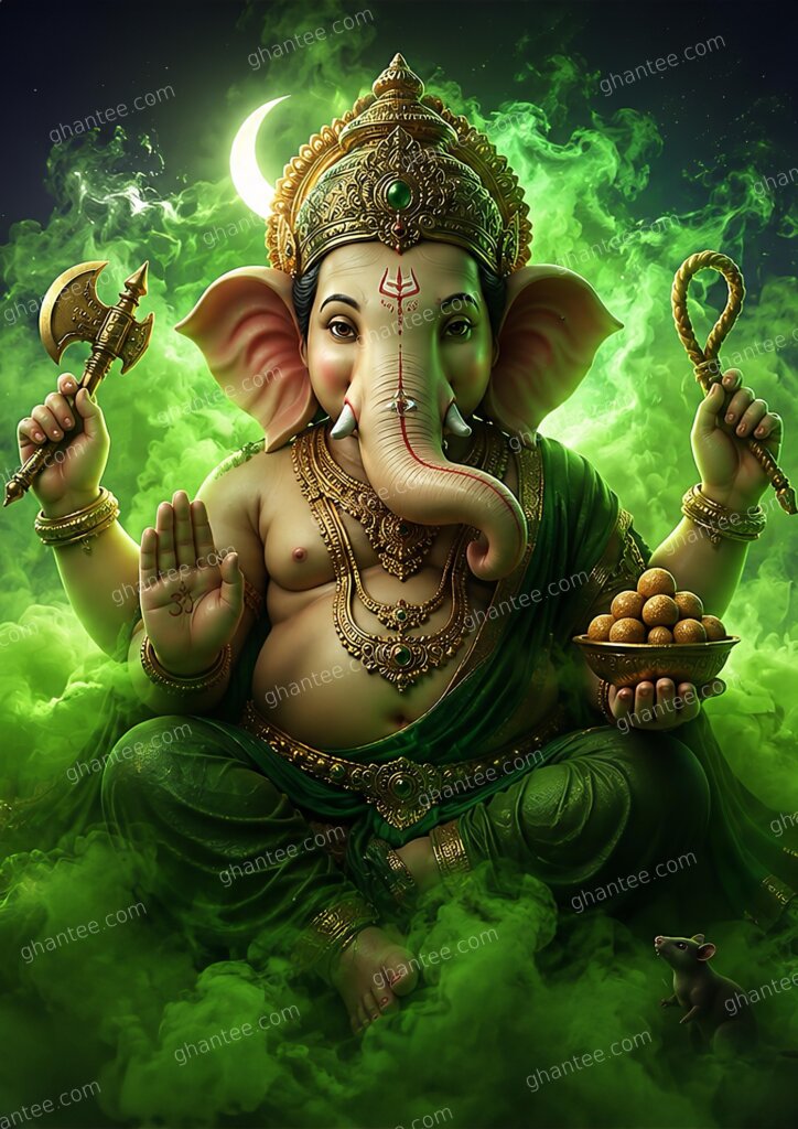 Ganesh Wallpaper HD — A2 Print (Print Ready)