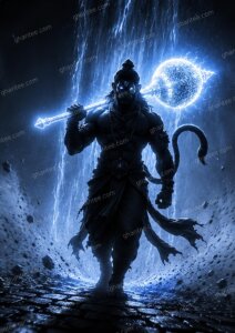 Cool Hanuman Wallpaper — A3 Print (Print Ready)