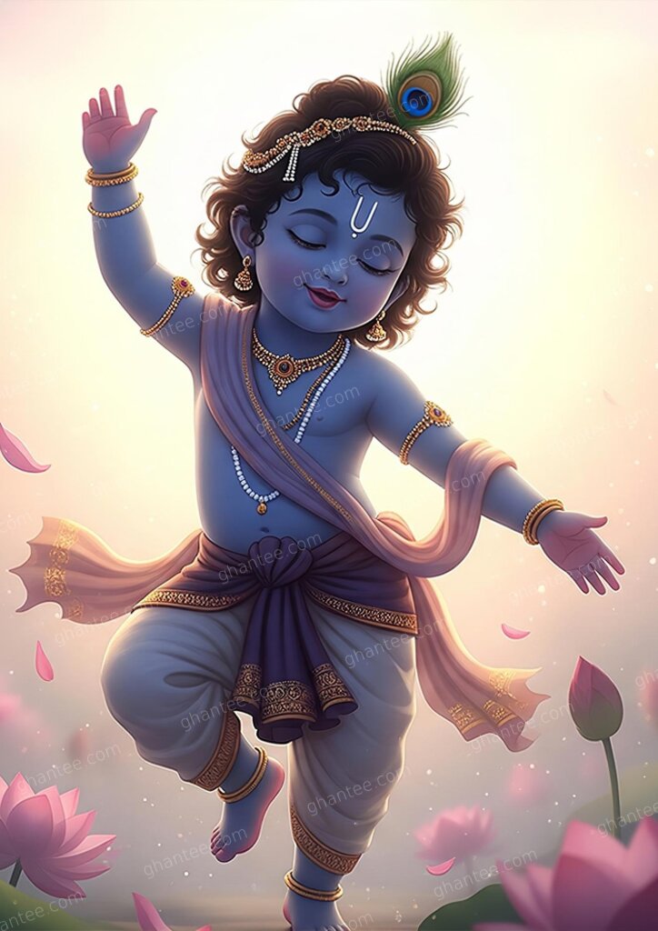 Kanha Ji Ki Photo — A2 Print (Print Ready)