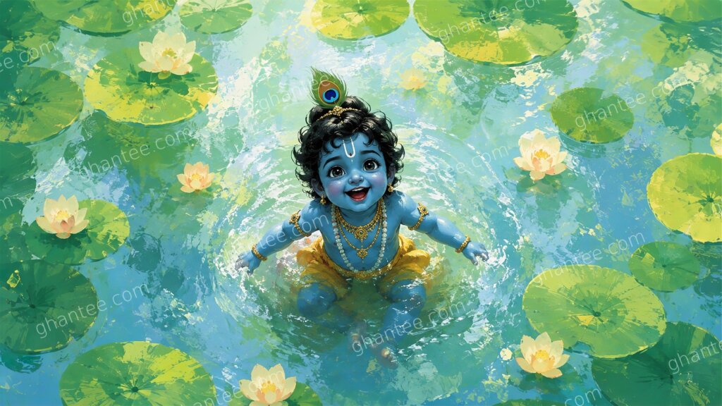 Cute Kanha Photo Wallpaper — 4K Desktop Wallpaper (3840x2160)