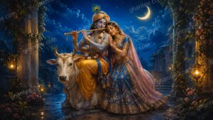 Desktop Wallpaper Radha Krishna — 8K Ultra HD Wallpaper (7680x4320)