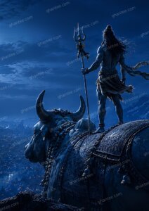 Har Har Mahadev Wallpaper — A3 Print (Print Ready)