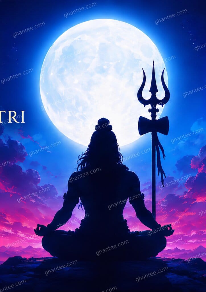 Happy Mahashivratri Wallpaper — A2 Print (Print Ready)