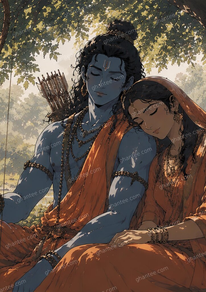 Lord Ram Wallpaper 4K — A3 Print (Print Ready)