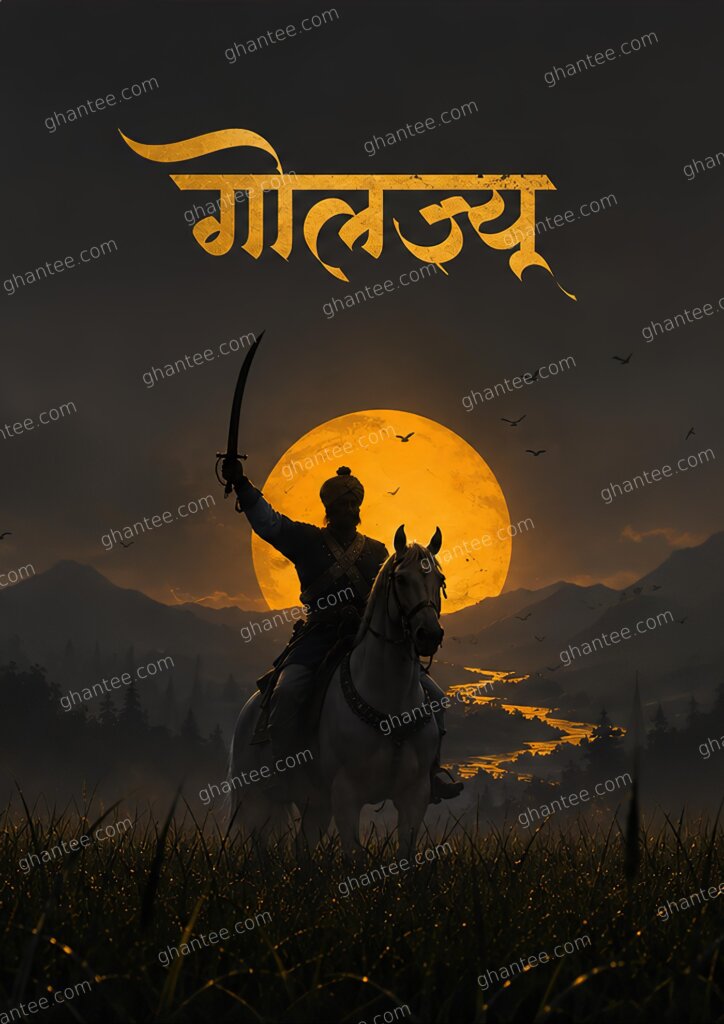 Golu Devta Wallpaper — A3 Print (Print Ready)